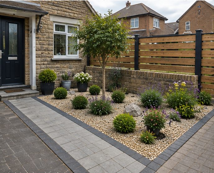 Low Maintenance Front Gardens in the West Midlands