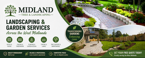 professional landscaping and garden services in the West Midlands
